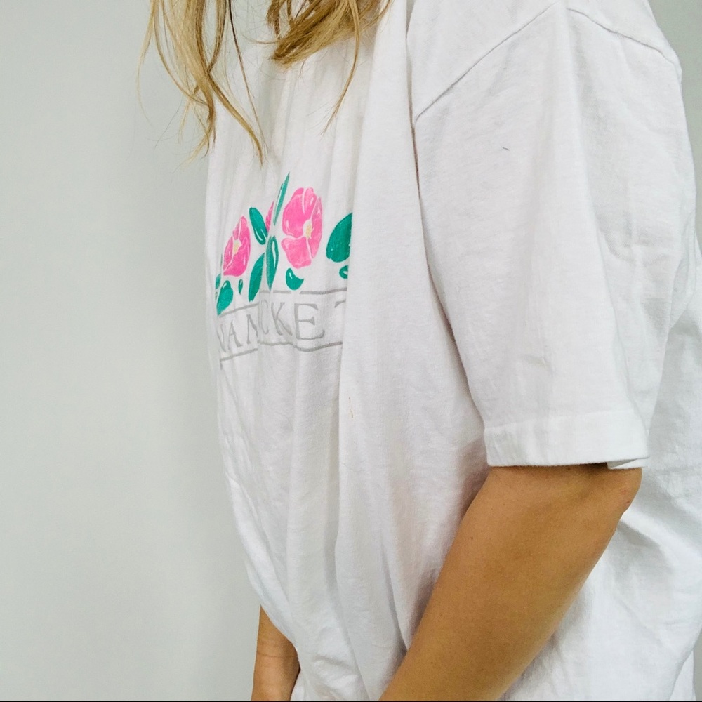 Vintage Nantucket single stitch white tee shirt L - Picture 6 of 7